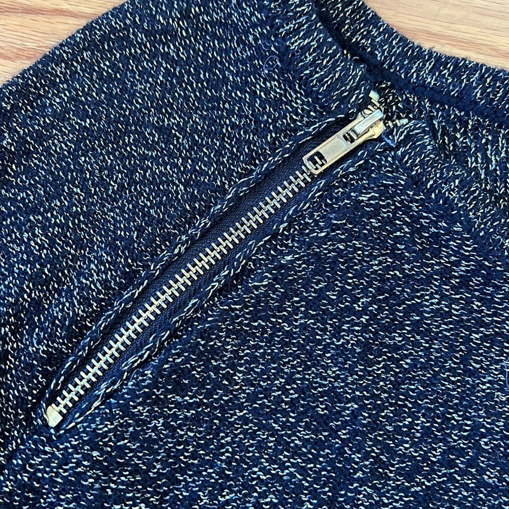 Bisou Bisou High Low Zip Sweater - Picture 4 of 5